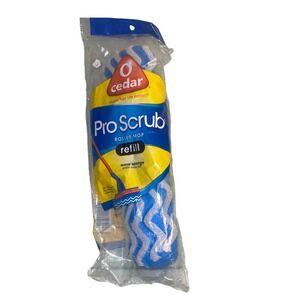O-Cedar Pro Scrub Roller Mop Refill Wave Sponge New